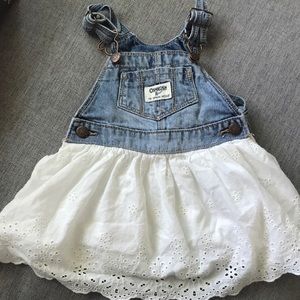 OshKosh overall dress 12mo
